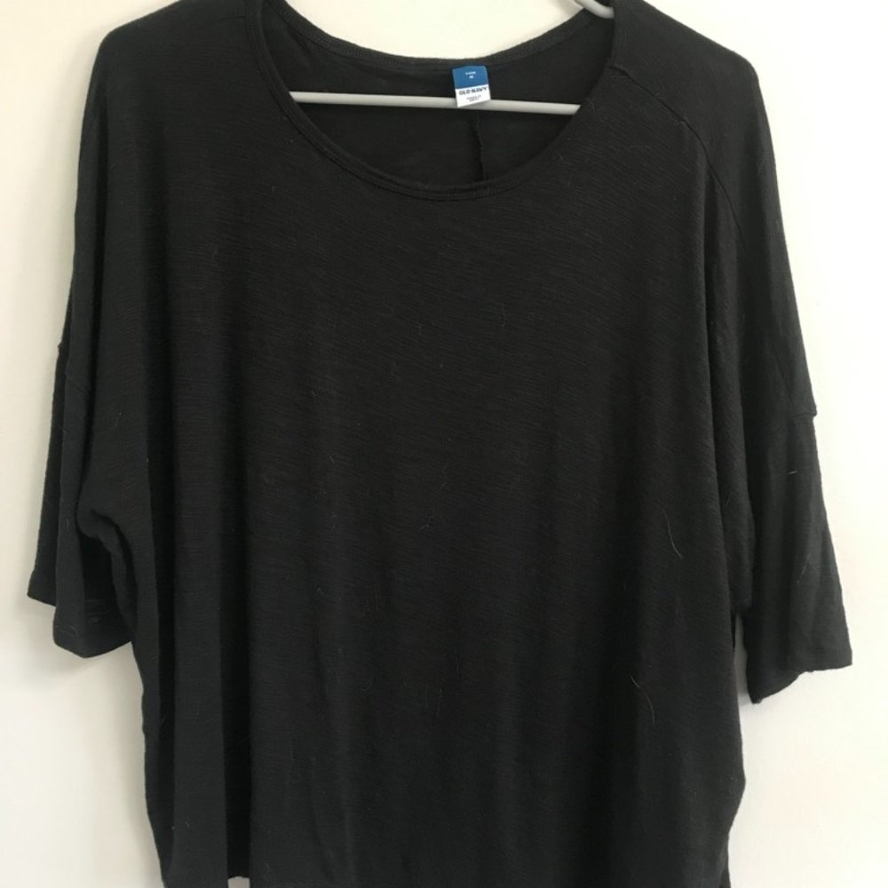 Black semi-formal blouse